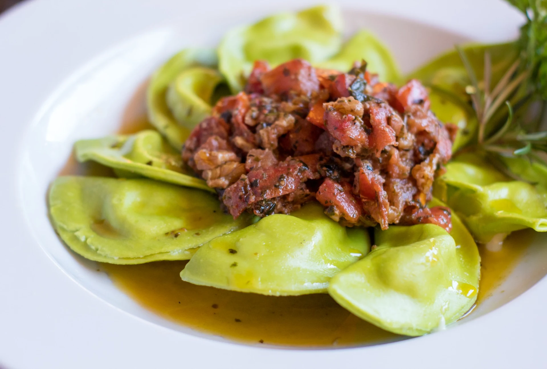 Pastas del restaurante